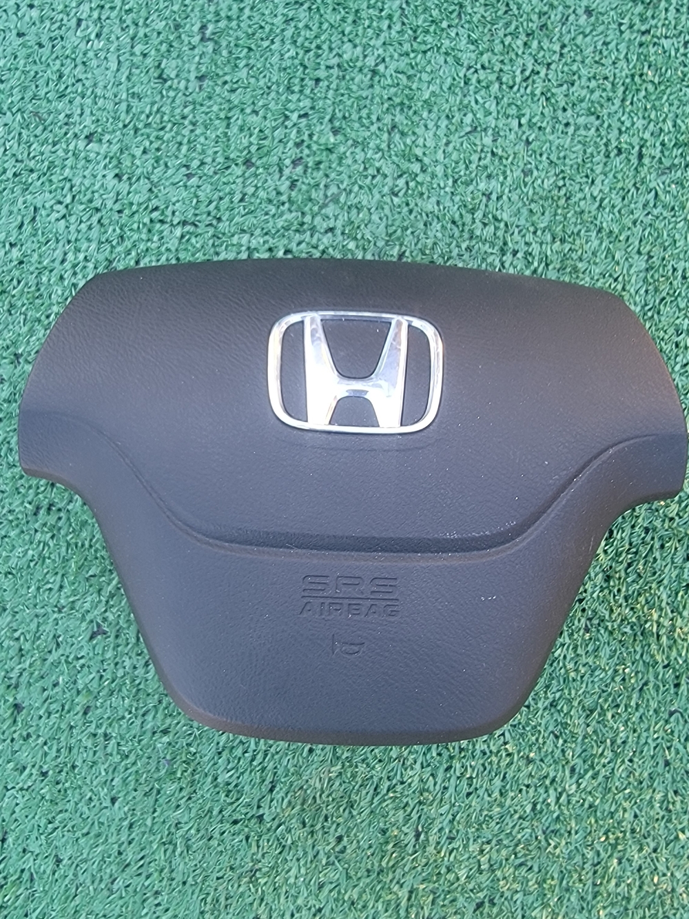 2007-2011 Honda Cr-v Black Steering Wheel Airbag Cover with Silver Emblem